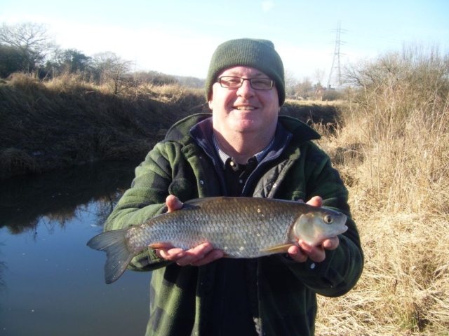 two and a half pound chub caught at Wineham
