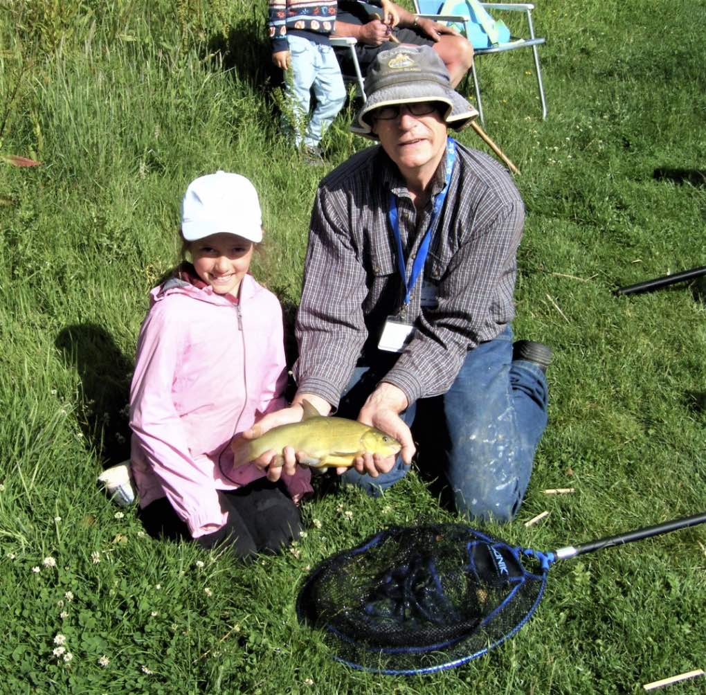 A nice little tench caught on the latest Beginners/Coaching Day